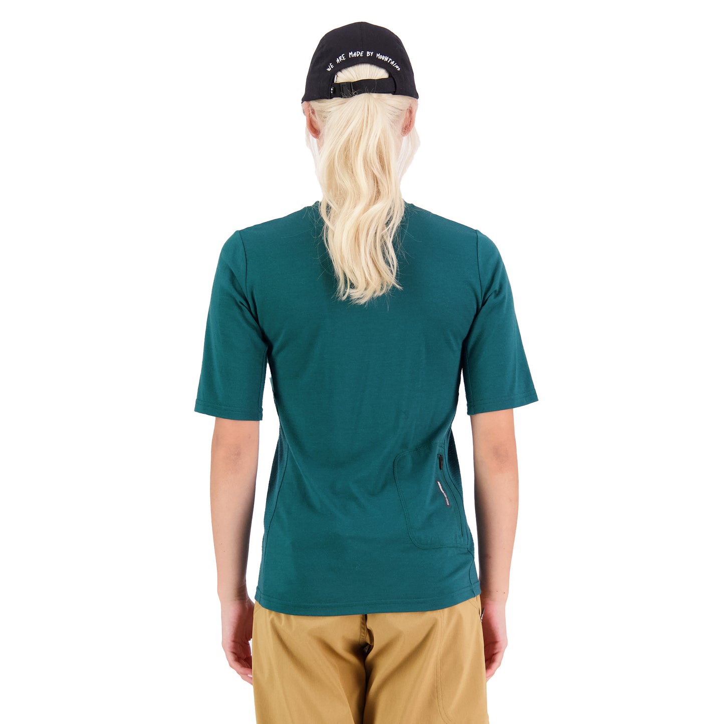 Mons Royale Redwood Enduro VT Short Sleeve Women's Jersey - L - Evergreen - Image 2