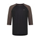 Mons Royale Tarn Merino Shift Raglan 3-4 Sleeve Mens Jersey - L - Iron - Shale - Image 4