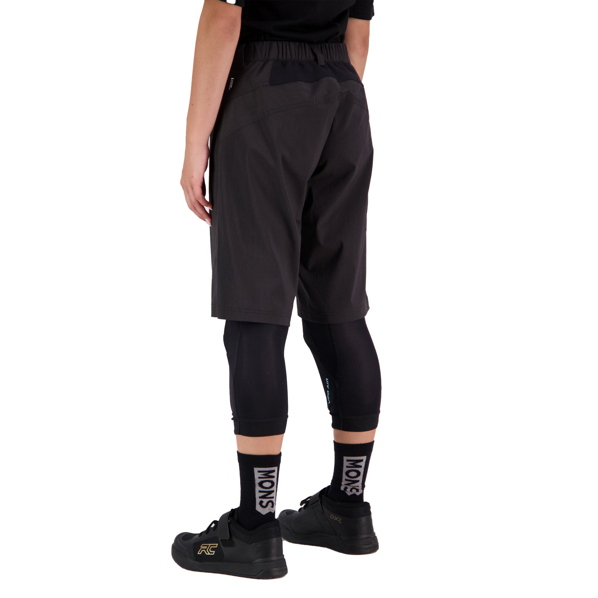 Mons Royale Virage 2.0 Women's Shorts - Women's L - Black - Image 4