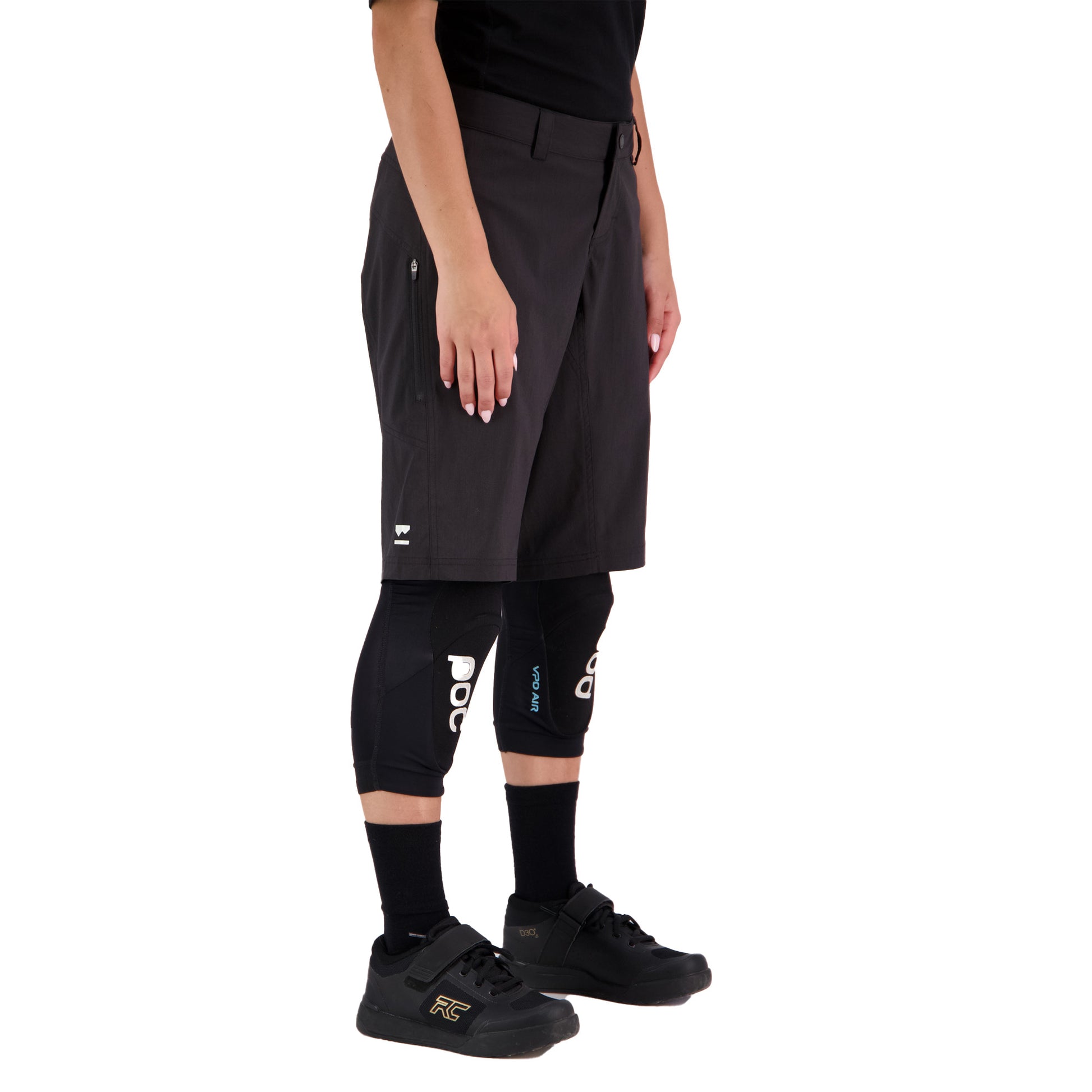 Mons Royale Virage 2.0 Women's Shorts - Women's XL - Black - Image 3