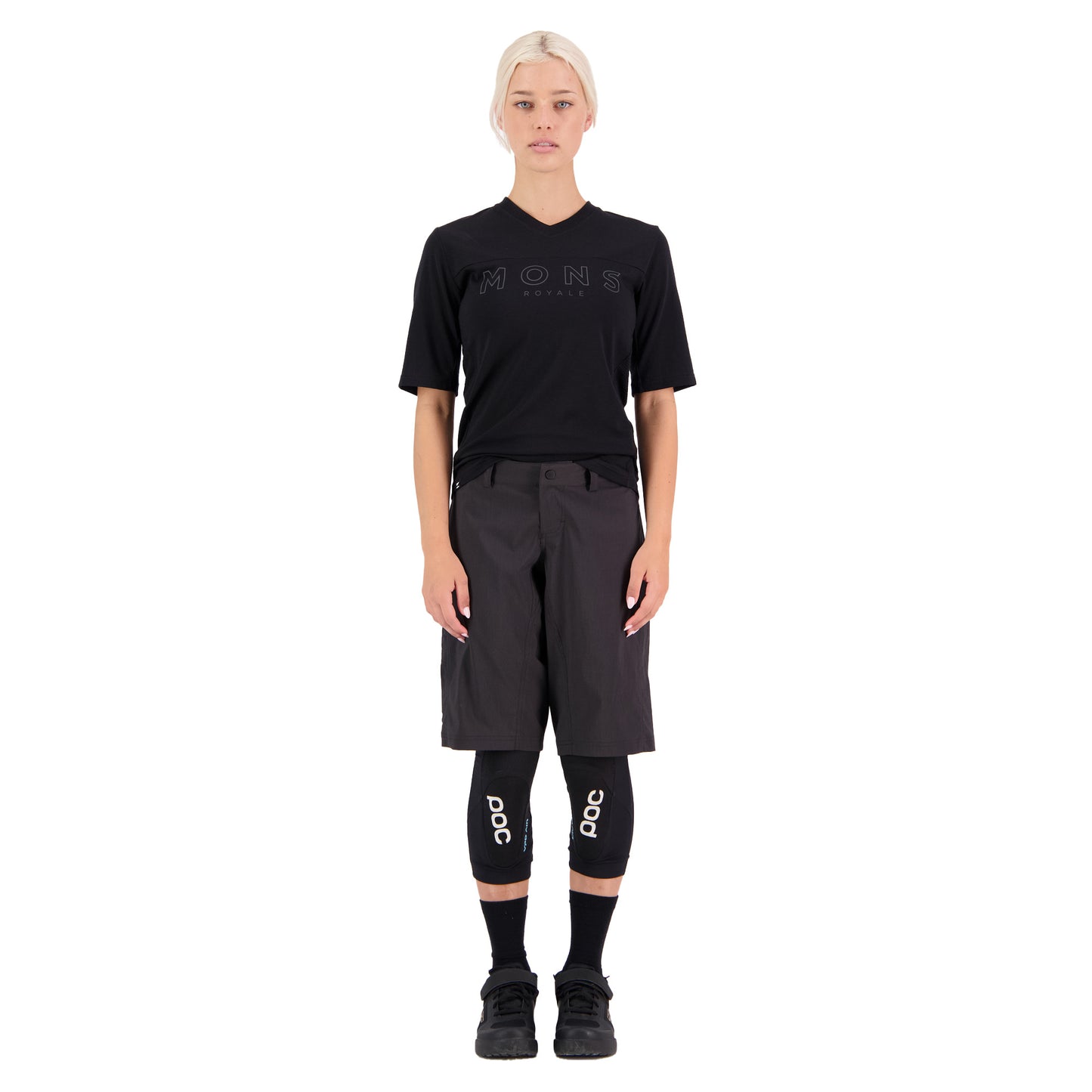 Mons Royale Virage 2.0 Women's Shorts - Women's XL - Black - Image 6
