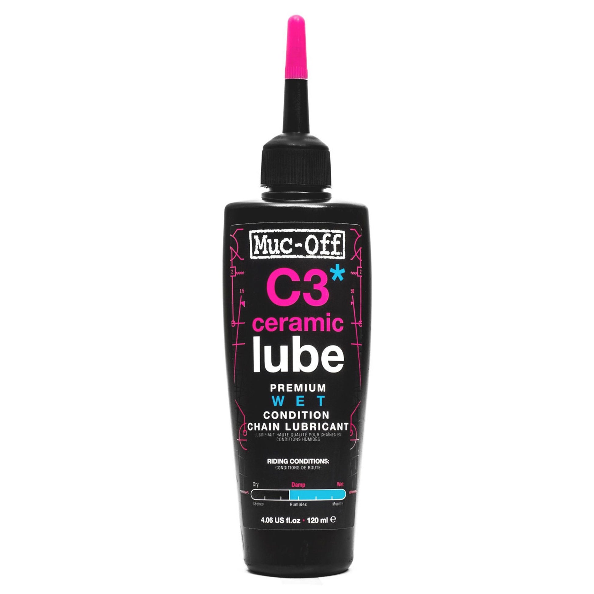 Muc-Off C3 Wet Weather Ceramic Lube - 120ml - Image 1