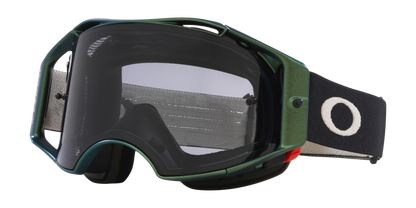 Oakley Airbrake MTB Goggles - One Size Fits Most - Black Green - Light Grey - Image 1