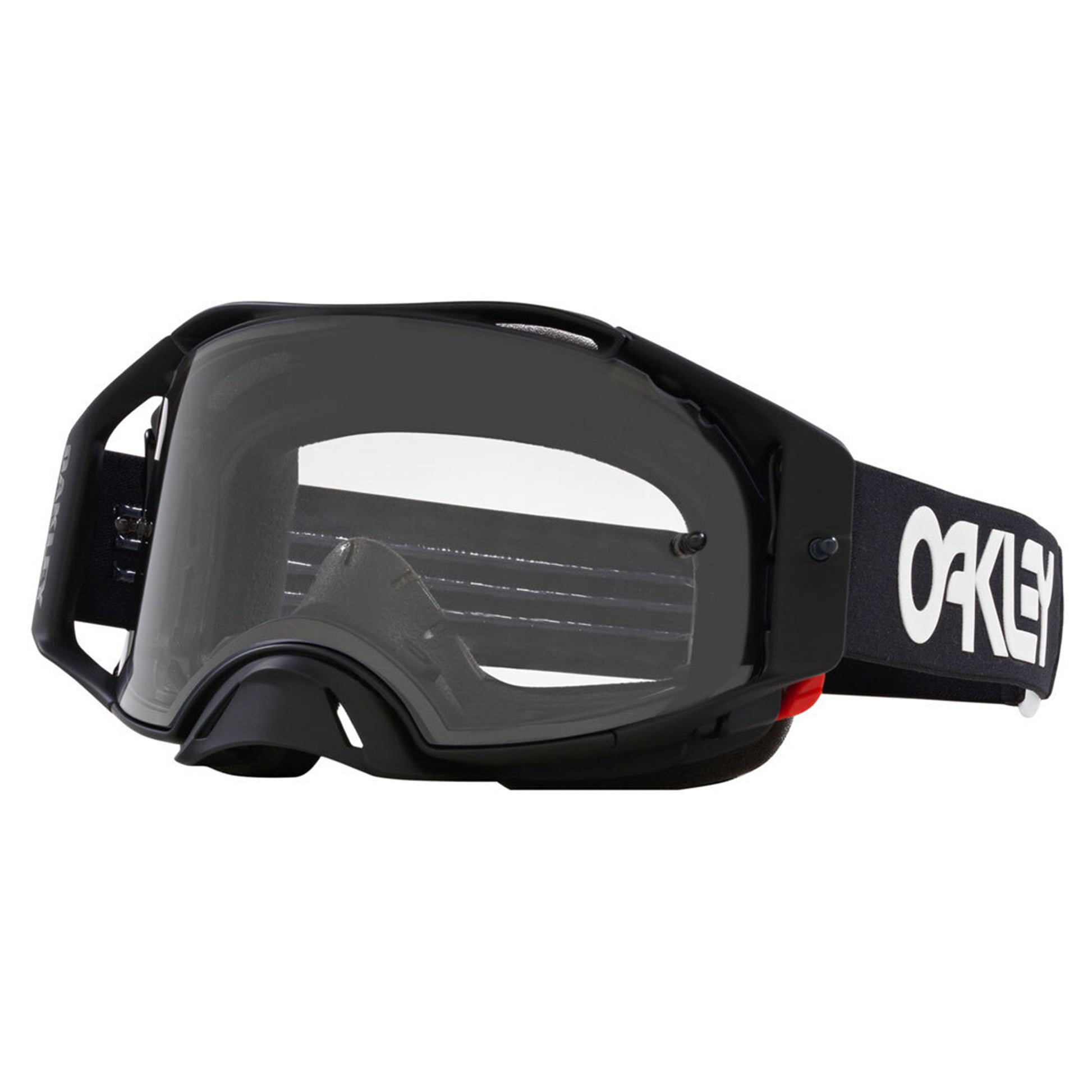 Oakley Airbrake MX Goggles - M - Black White B1B / Clear Lens - Image 1