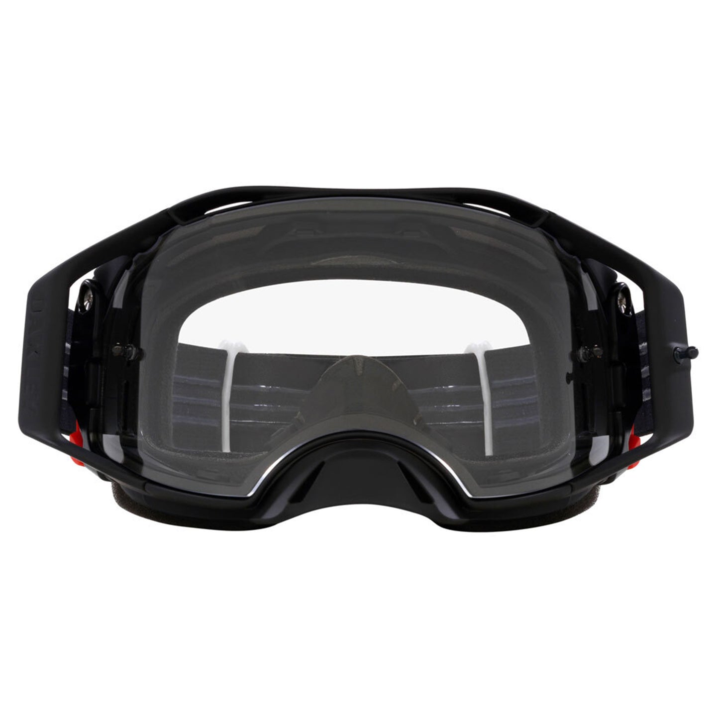 Oakley Airbrake MX Goggles - M - Black White B1B / Clear Lens - Image 2