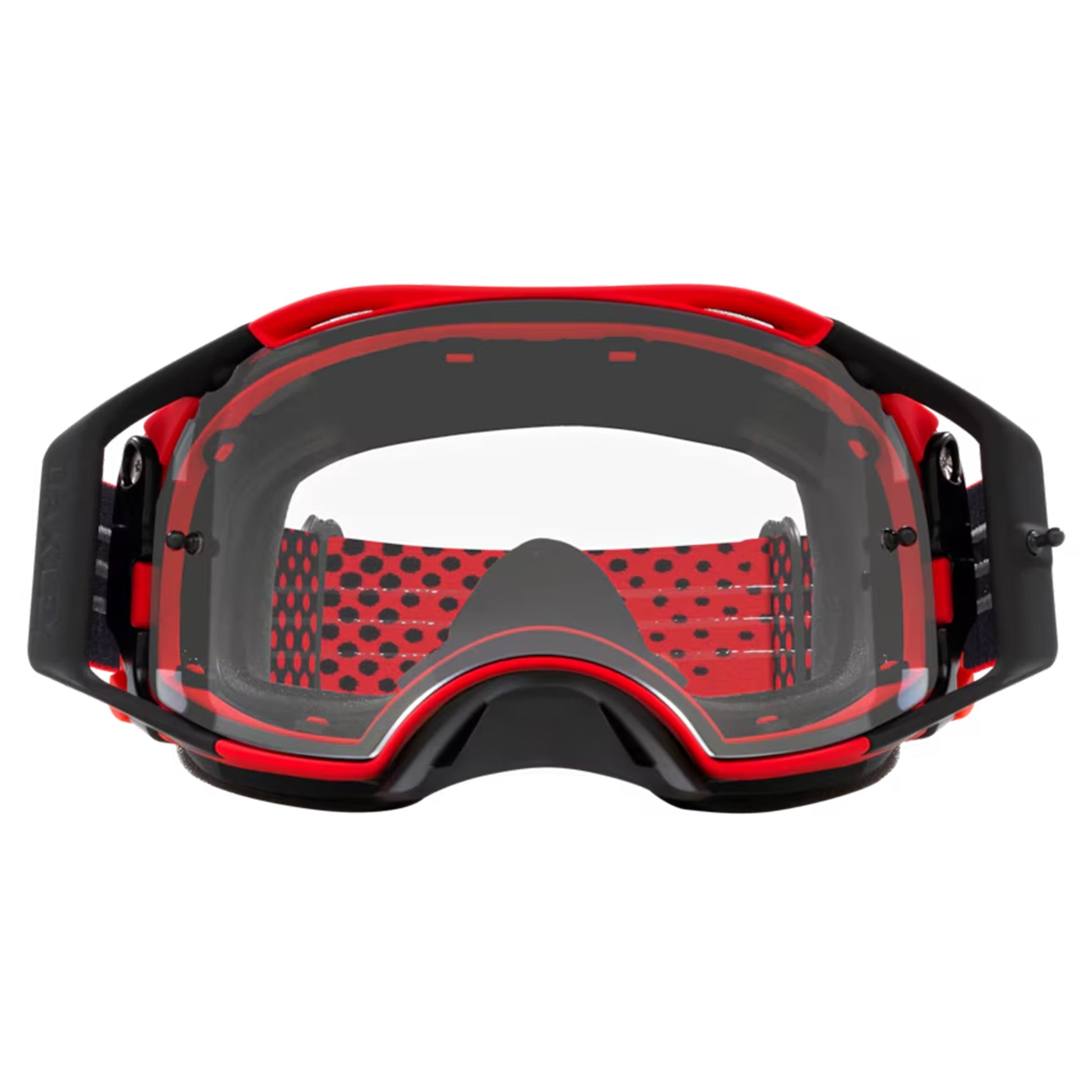 Oakley Airbrake MX Goggles - M - Moto Red B1B / Clear Lens - Image 2