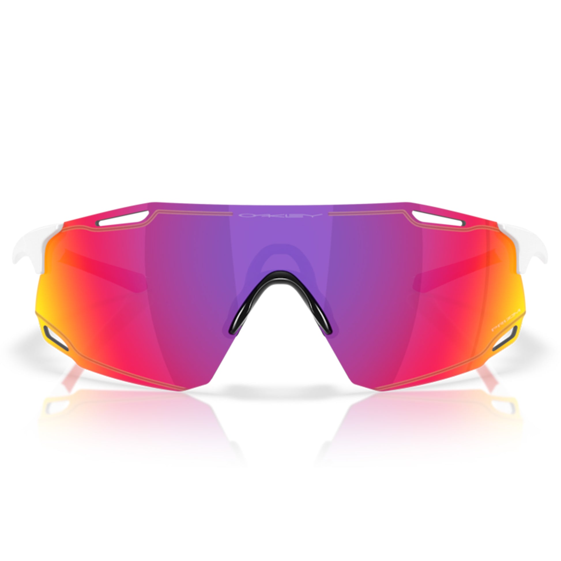 Oakley Cybr Dyno - L - 134mm - Polished White w/Prizm Road - Image 2