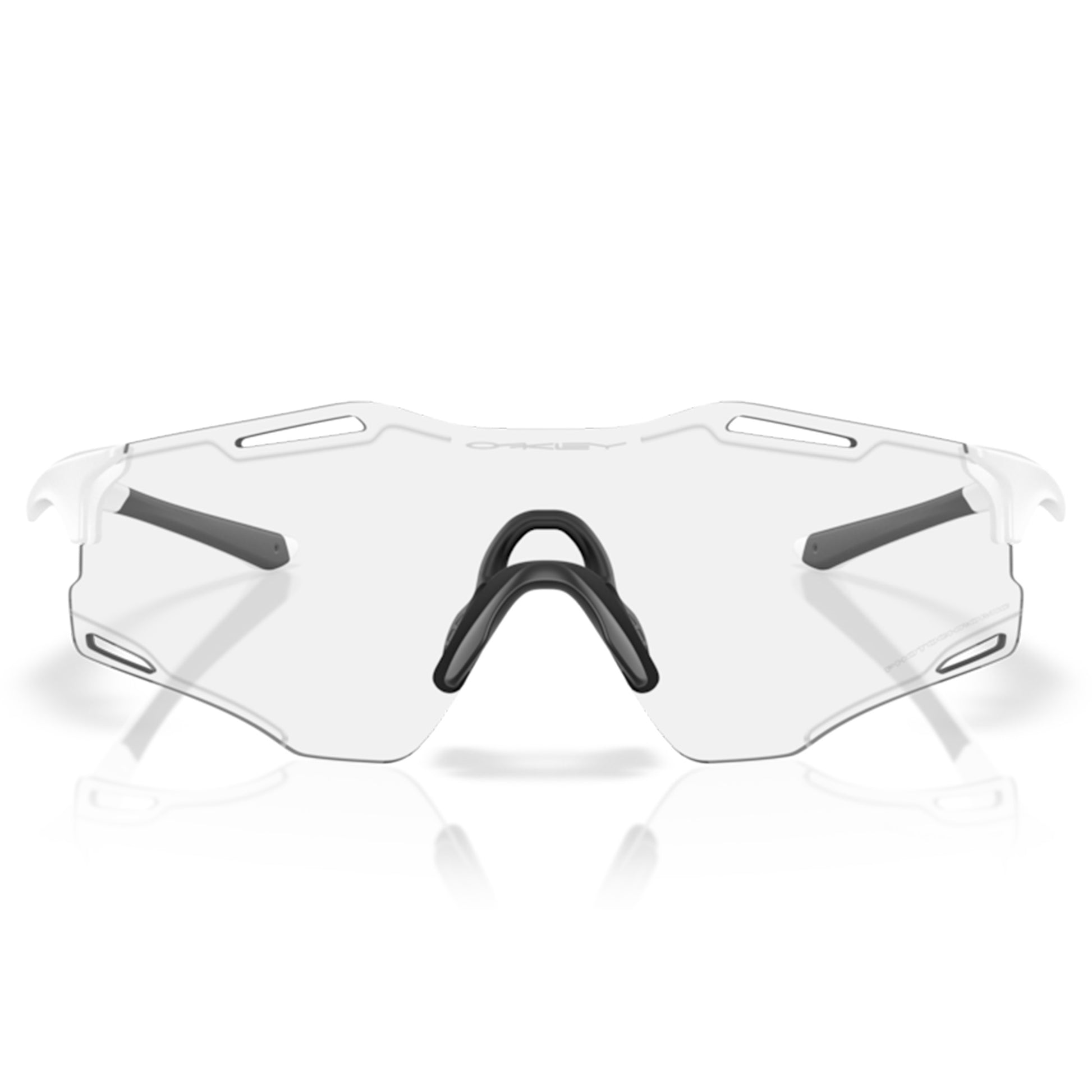 Oakley Cybr Zero - L - 134mm - Matte White w/Clear to Black Iridium Photochromic - Image 2