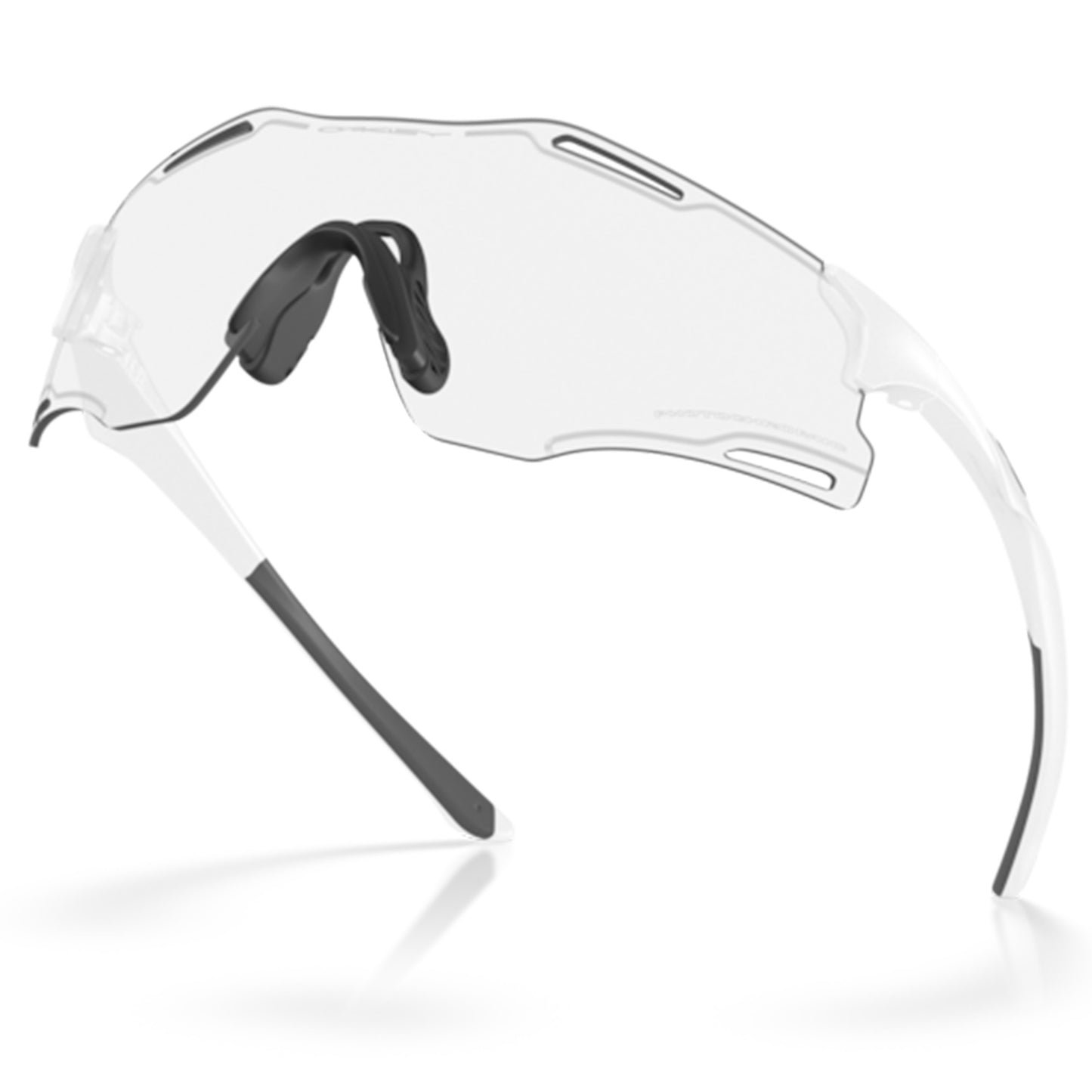 Oakley Cybr Zero - L - 134mm - Matte White w/Clear to Black Iridium Photochromic - Image 4