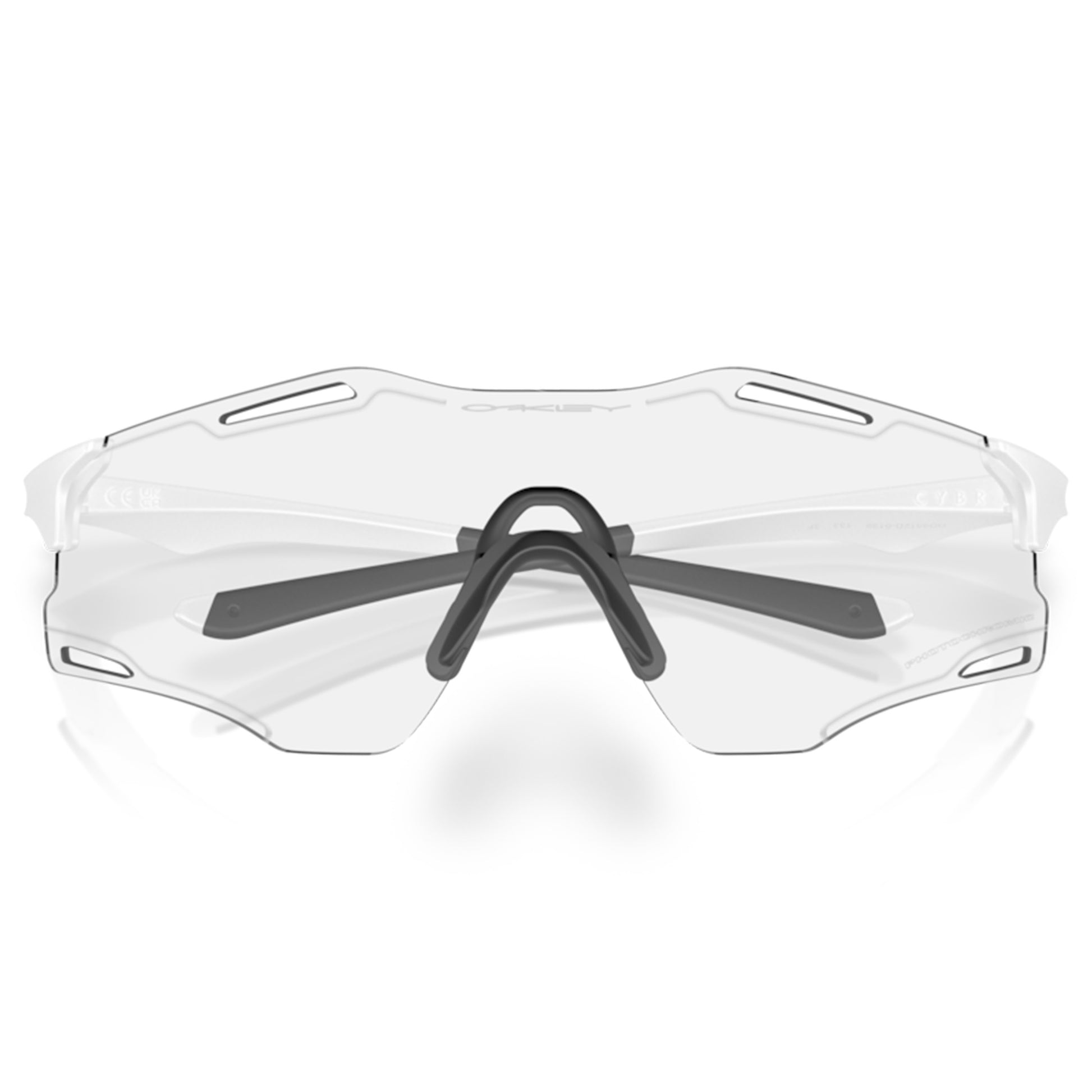 Oakley Cybr Zero - L - 134mm - Matte White w/Clear to Black Iridium Photochromic - Image 5