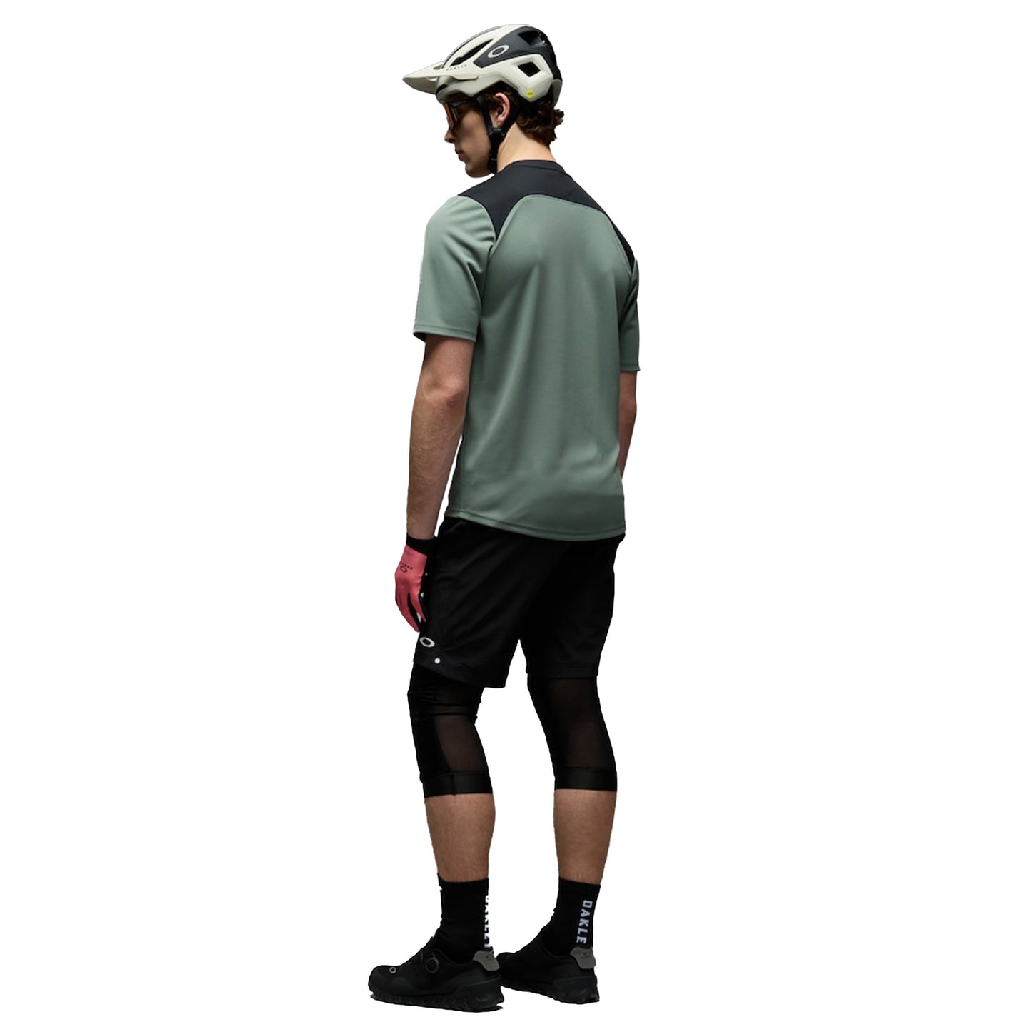 Oakley Free Ride Short Sleeve Jersey - M - Aviator Green - Image 3