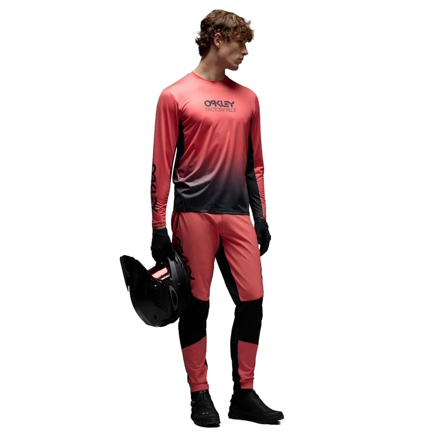Oakley Maven Coast 2.0 Long Sleeve Jersey - M - Gradient Paloma/Black - Image 3