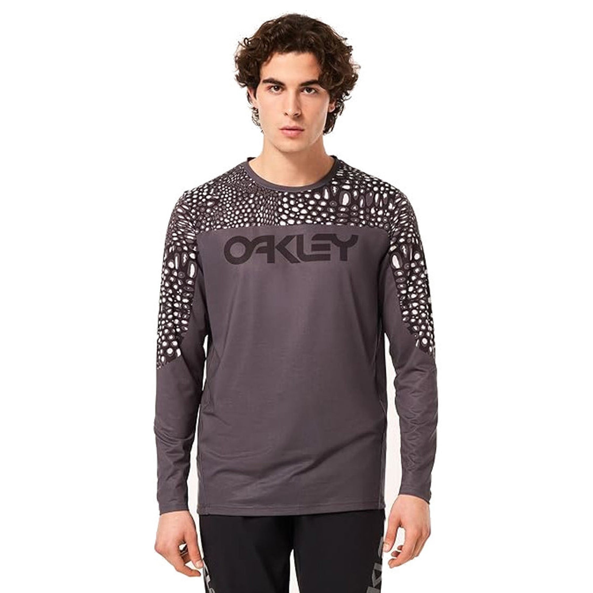 Oakley Maven Coast Long Sleeve Jersey - 2XL - Black - Image 2