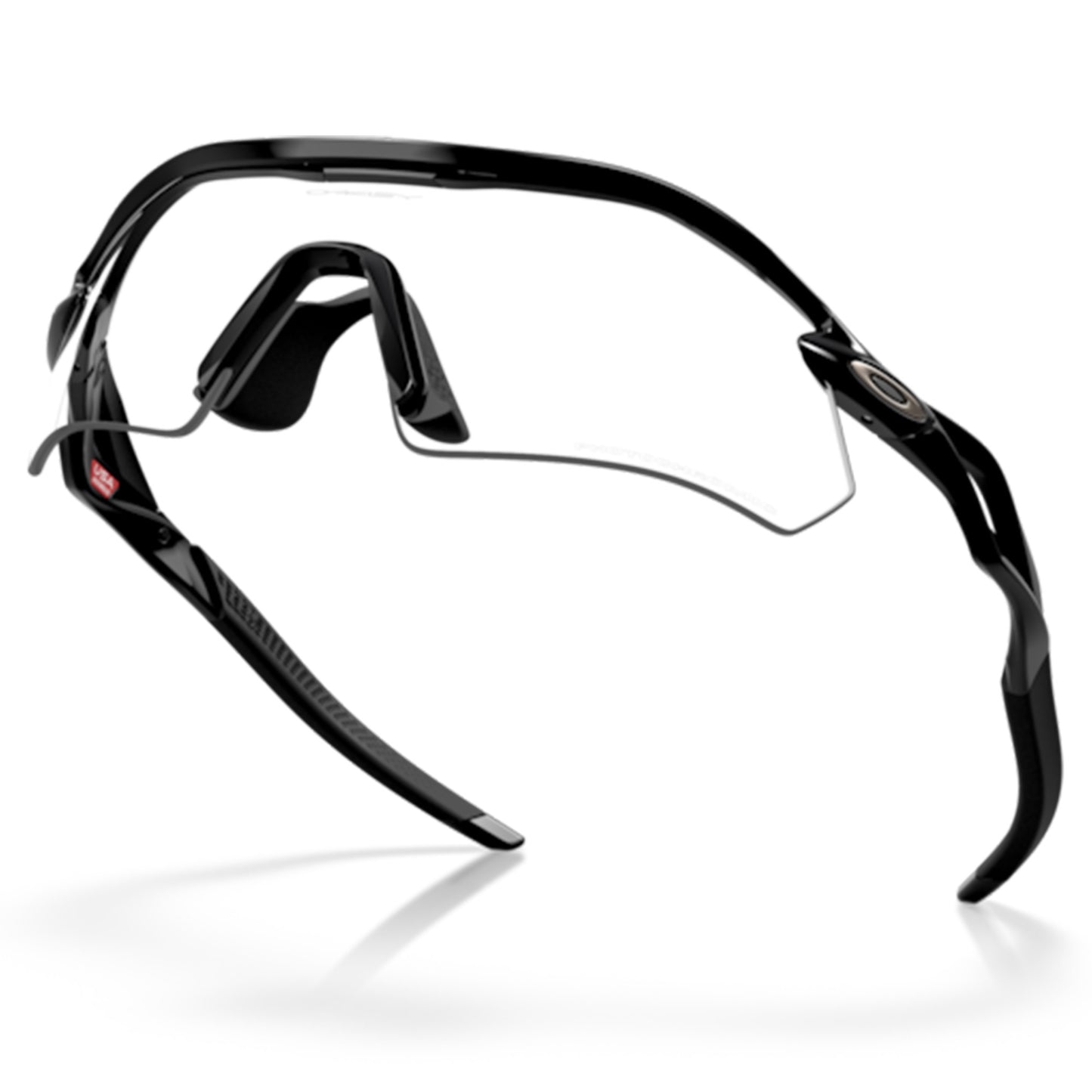Oakley Radar Plate - L - 134mm - Polished Black w/Clear to Black Iridium Photochromic - Image 4