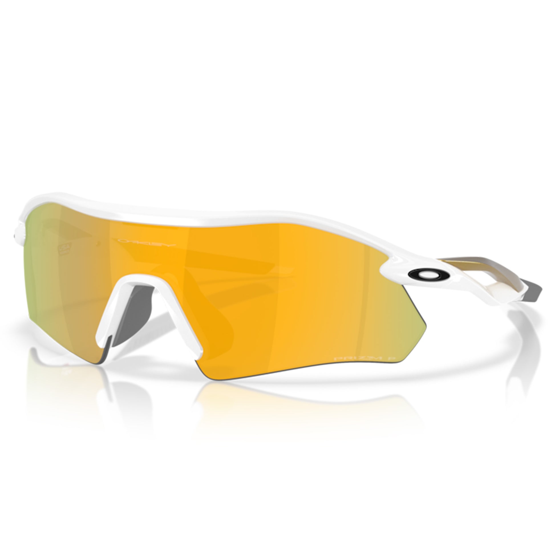 Oakley Radar Plate - L - 134mm - Polished White w/Prizm 24K Polarized - Image 1