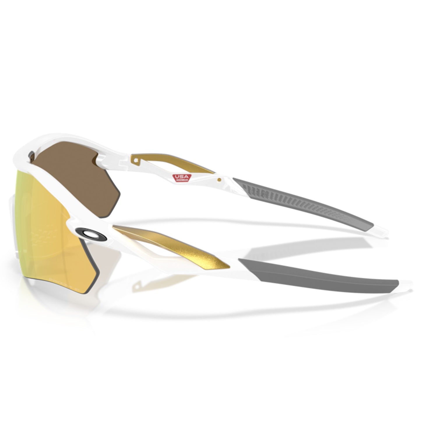Oakley Radar Plate - L - 134mm - Polished White w/Prizm 24K Polarized - Image 3
