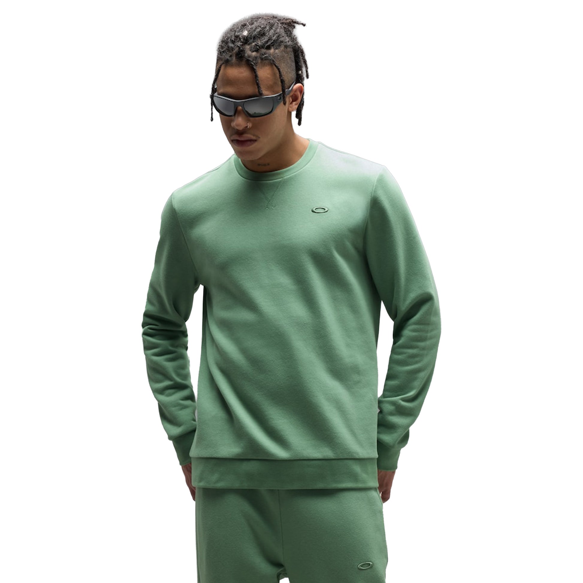 Oakley Relax 2.0 Crew Sweatshirt - L - Nile Green - Image 3