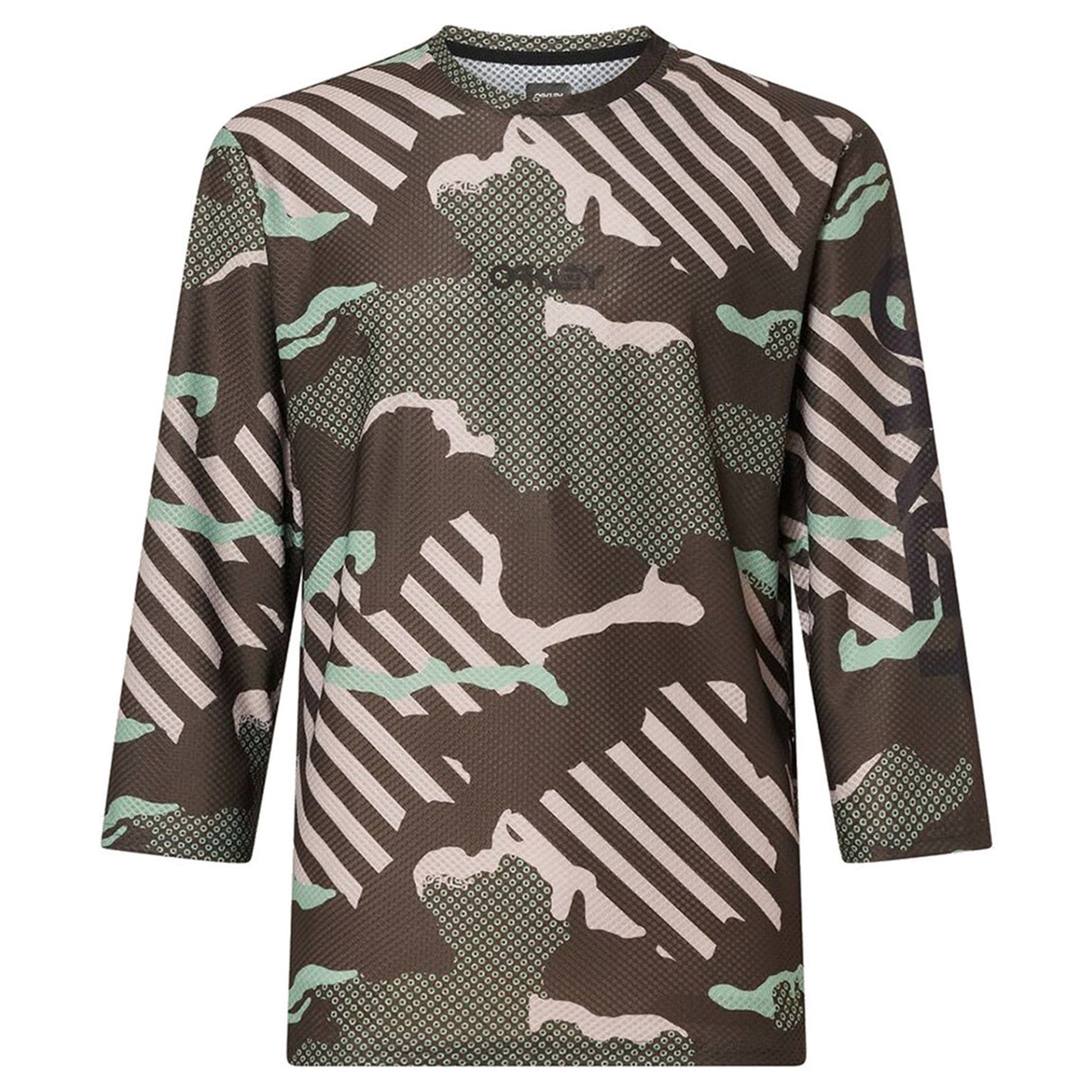 Oakley Ride Free Long Sleeve Jersey - 2XL - Green - Image 1