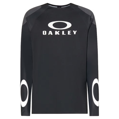 Oakley Seeker Edge Long Sleeve Jersey - L - Blackout - Image 1