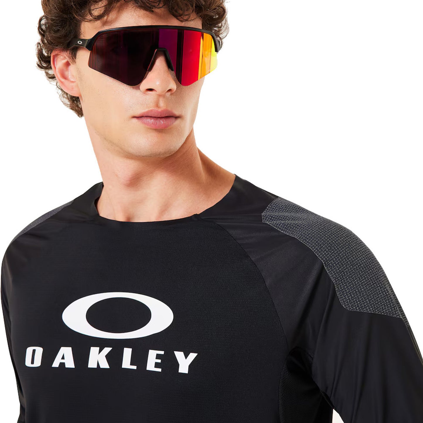 Oakley Seeker Edge Long Sleeve Jersey - L - Blackout - Image 3
