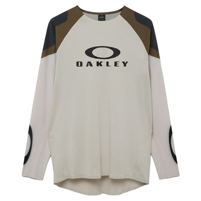 Oakley Seeker Edge Long Sleeve Jersey - L - Mist/Army Green - Image 1