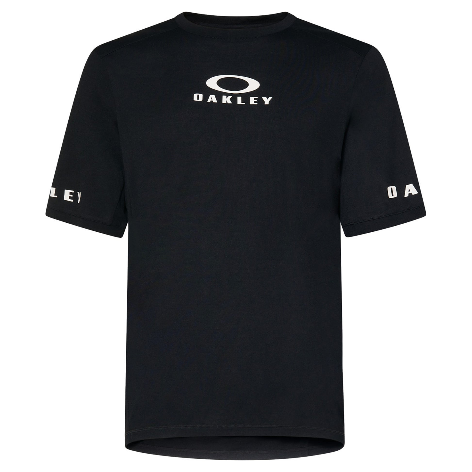 Oakley Seeker Flow Short Sleeve Jersey - M - Blackout - Image 1