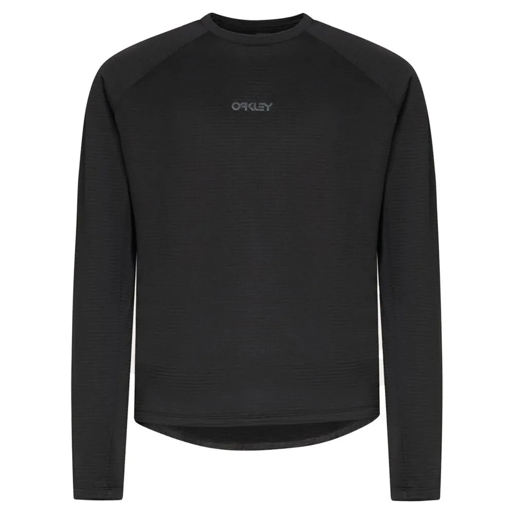 Oakley Seeker Revel Thermal Long Sleeve Jersey - S - Blackout