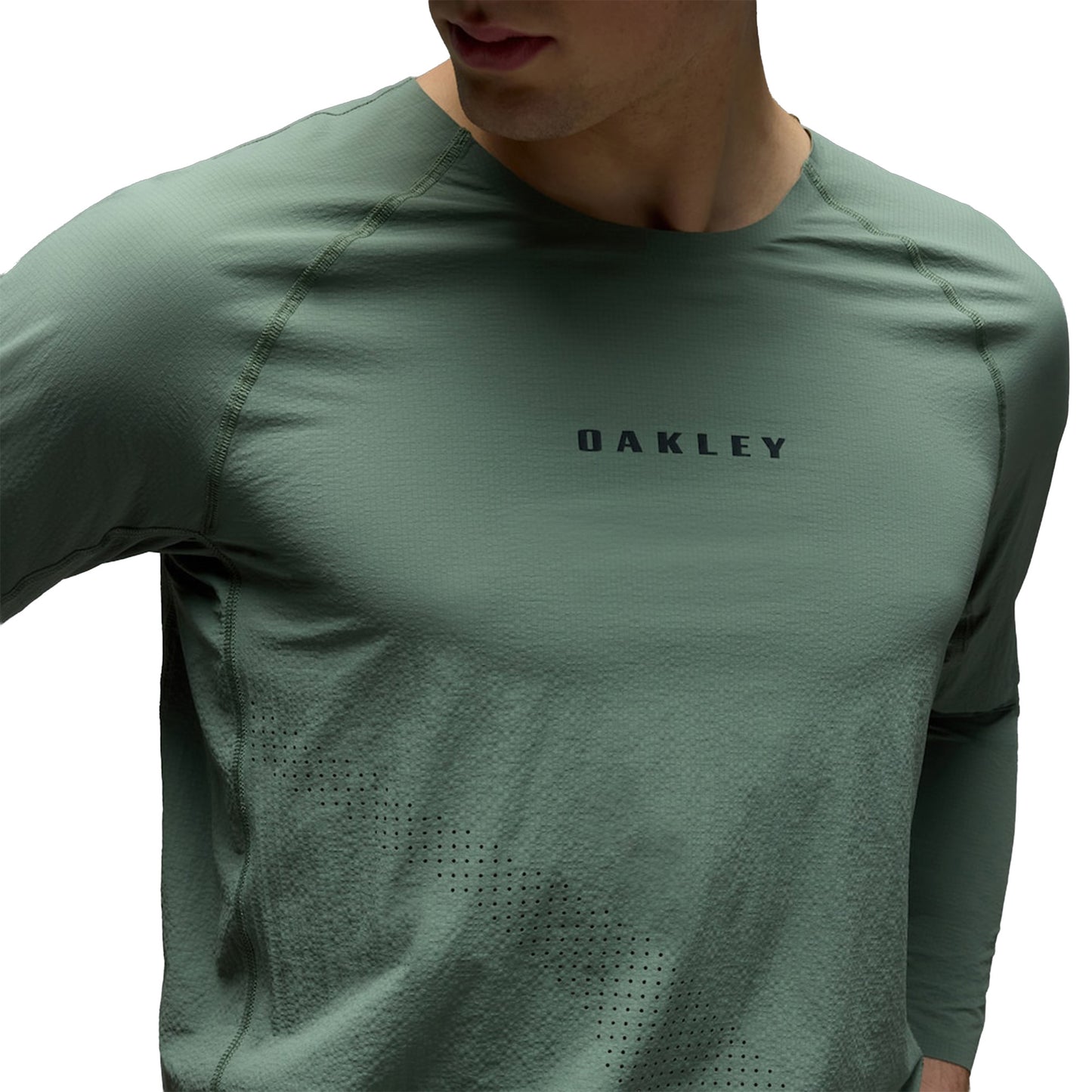 Oakley Seeker Whip Long Sleeve Jersey - M - Aviator Green - Image 2