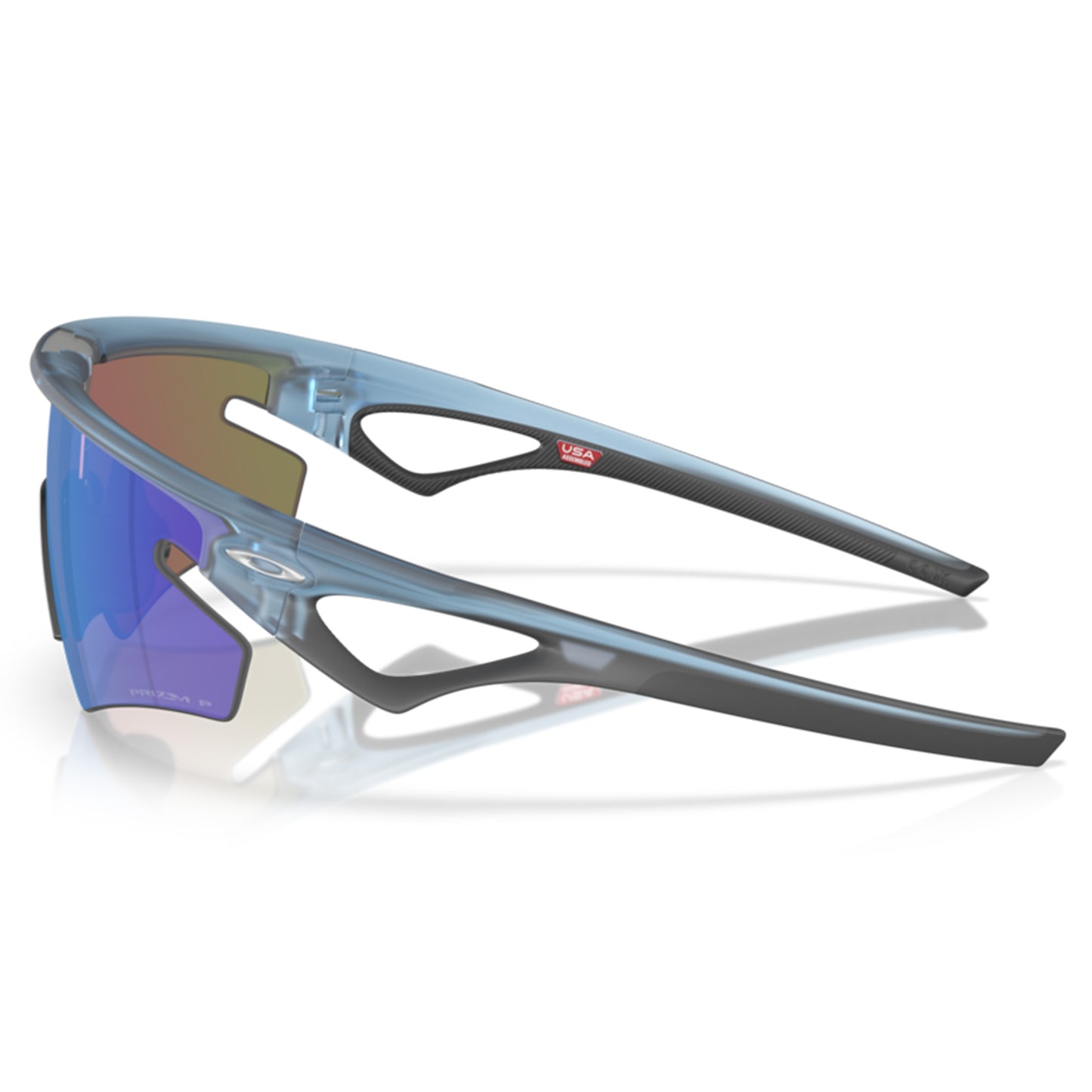Oakley Sphaera Slash - L - 134mm - Matt Transparent Stonewash w/Prizm Sapphire Polarised - Image 3