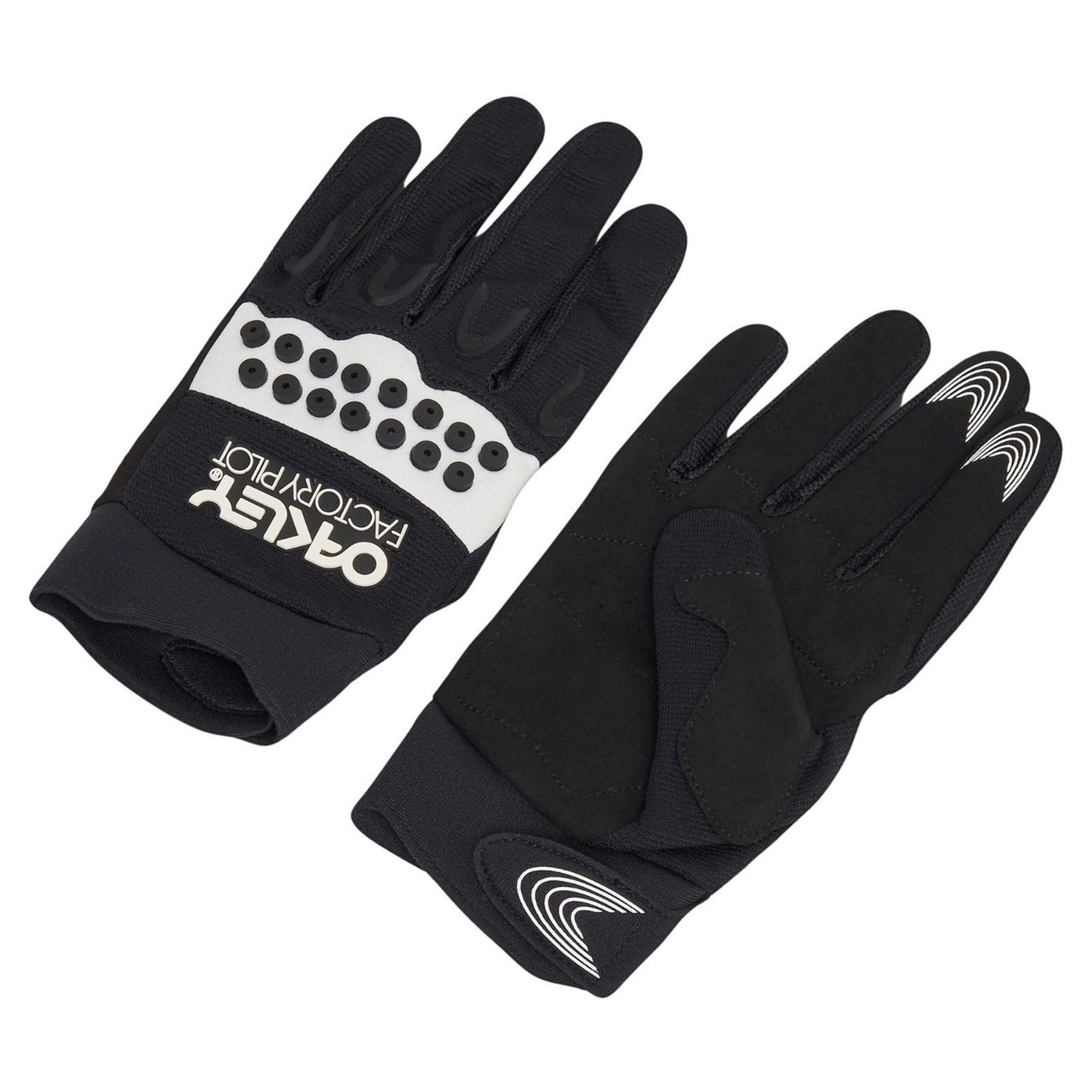 Oakley Switchback 2.0 MTB Gloves - S - Black/White - Image 1