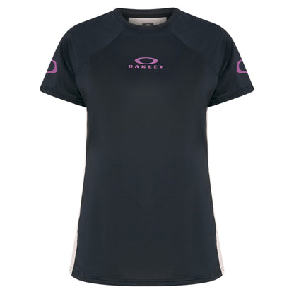 Oakley Women's Free Ride Short Sleeve Jersey - S - Black - Image 1