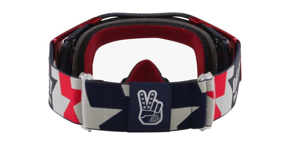 Oakley X TLD Airbrake MTB Goggles - One Size Fits Most - RWB Stars - Clear - Image 3