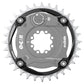 Ochain Chain Ring XX T-Type - Four Bolt - 104 BCD - 55mm - Round - 32T - 12-Speed - Alloy - Black - Image 2