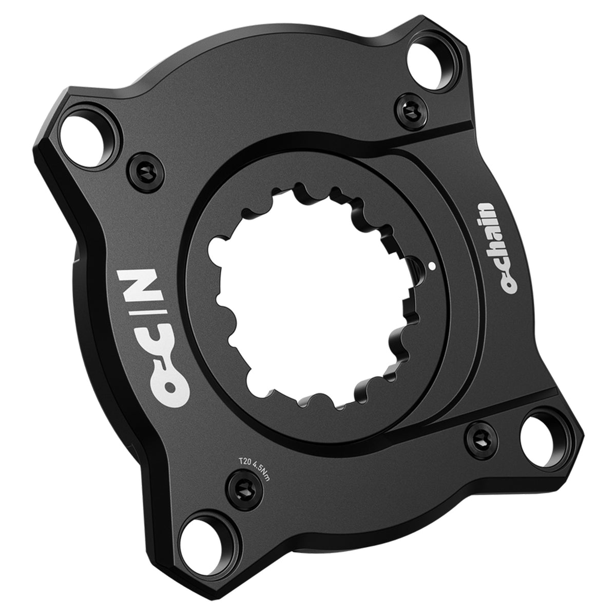 Ochain N 3-Bolt Spider - Direct Mount - 104 BCD - 3mm Boost - Spider - Spider - Spider - Alloy - Black - Image 2