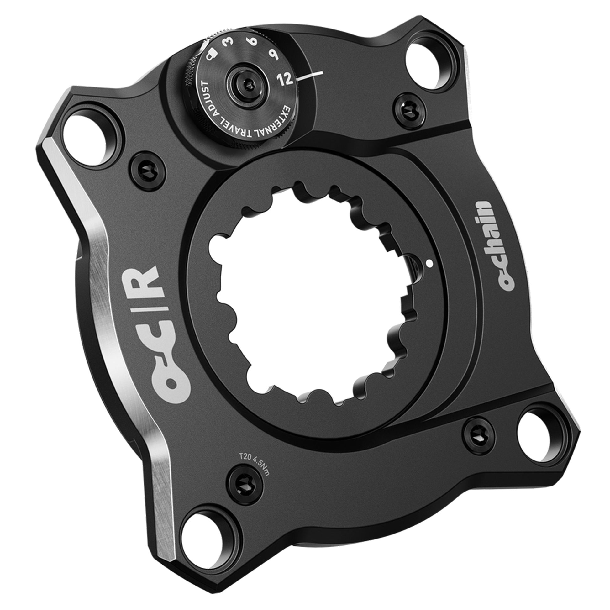 Ochain R 3-Bolt Spider - Direct Mount - 104 BCD - 3mm Boost - Spider - Spider - Spider - Alloy - Black - Image 2