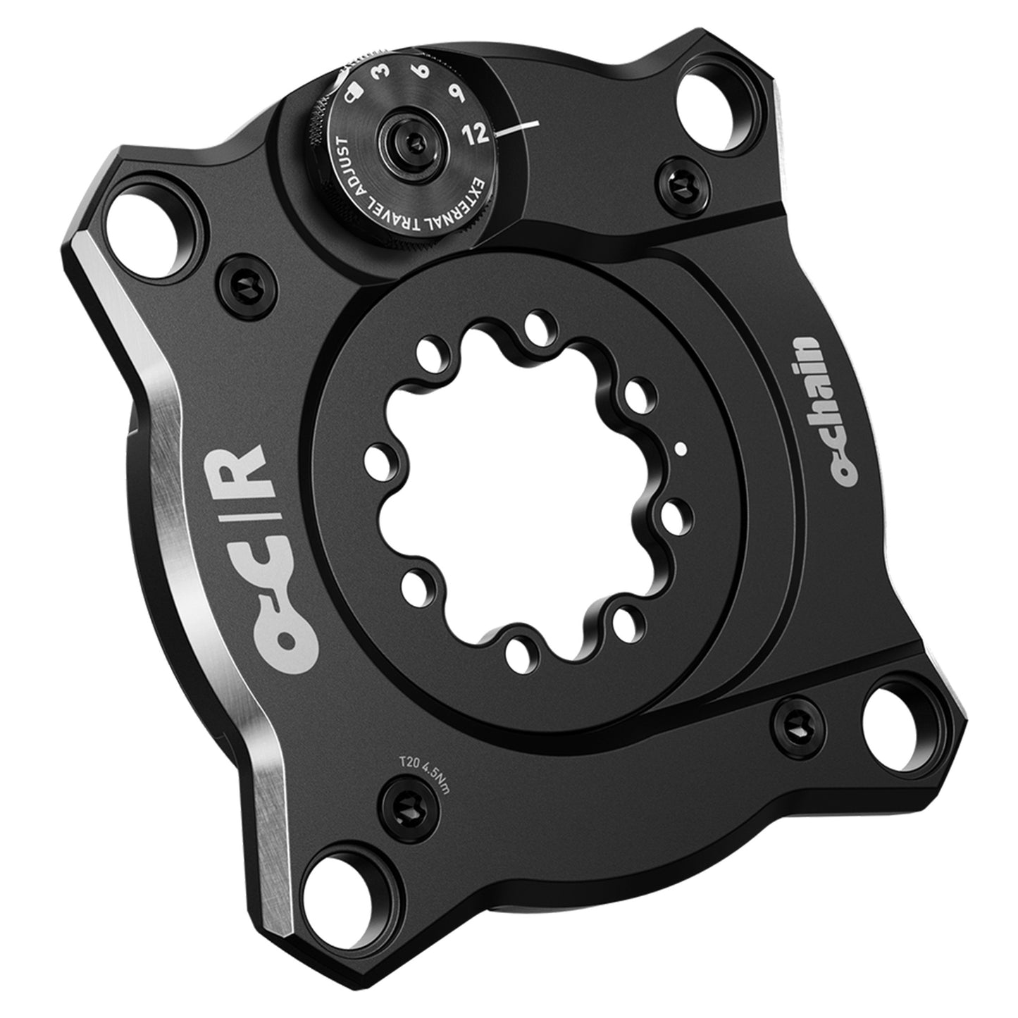 Ochain R 8-Bolt Spider - Direct Mount - 104 BCD - 3mm Boost - Spider - Spider - Spider - Alloy - Black - Image 2