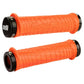 ODI TLD Bonus Pack Lock On Grips - Orange With Black Clamps - Dual Lock On Grips - Image 1