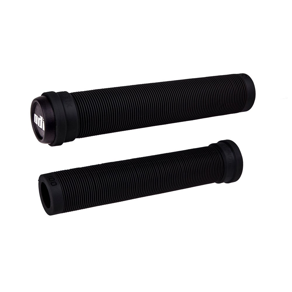 ODI BMX Longneck SLX Flangeless Grips - Black - Slide On Grips - Image 1