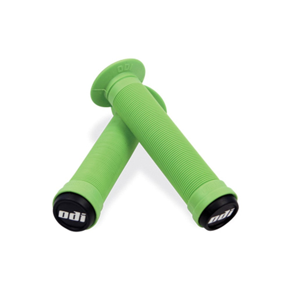 ODI BMX Longneck ST Grips - Green - Slide On Grips - Image 1