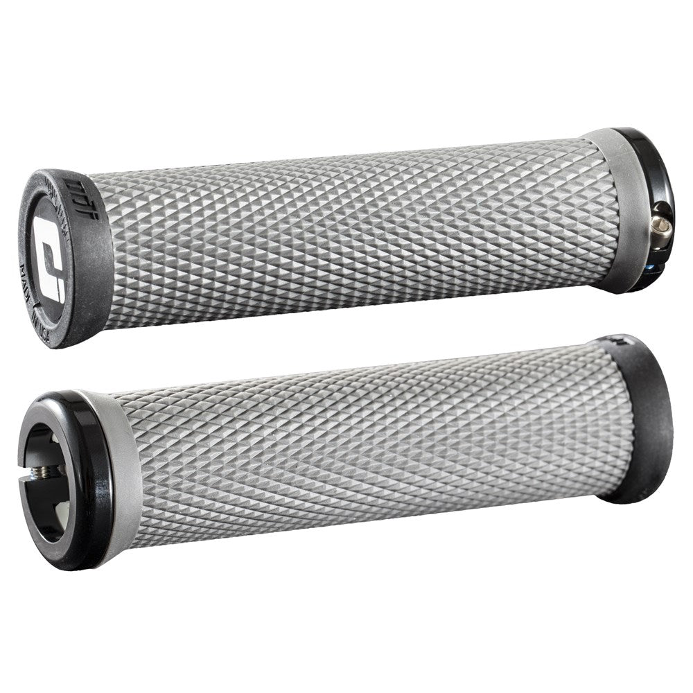 ODI Elite Motion V2.1 Lock On Grips - Graphite With Black Clamps - Single Lock On Grips - Image 1
