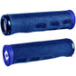 ODI F-1 Dread Lock On Grips - Blue With Blue Clamps - Single Lock On Grips - Image 1
