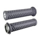 ODI Vans Bonus Pack V2.1 Lock On Grips - Graphite With Grey Checkered Clamps - Single Lock On Grips - Image 1