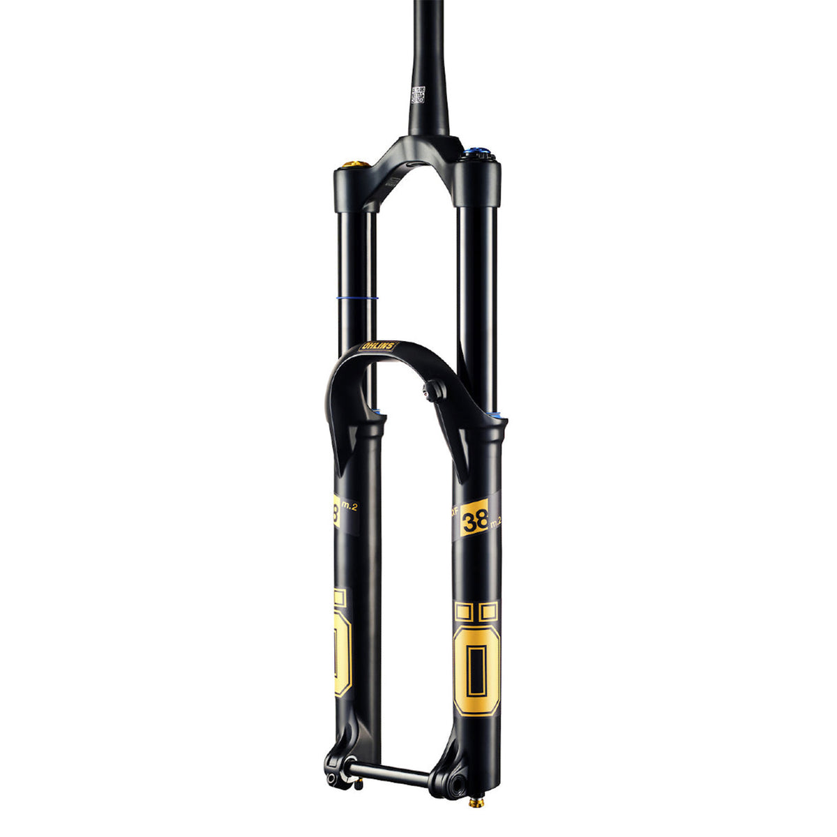 Ohlins RXF38 M.2 Air Fork - 29 Inch - 1 1/8th - 1.5 Inch Tapered - 15x110mm Boost - 180mm Travel  - 44mm - TTX18 Damper - Black - Image 1