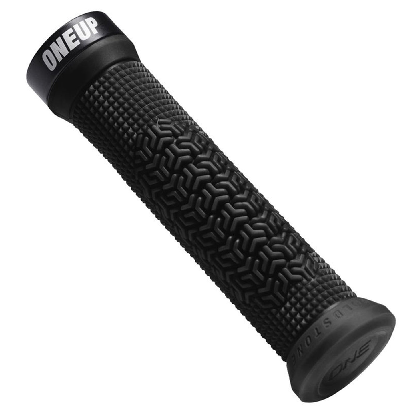 OneUp Components Goldstone Grips - Black - Single Lock On Grips - Image 2