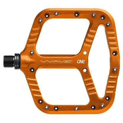 OneUp Wave Pedals - L - Orange - Image 1
