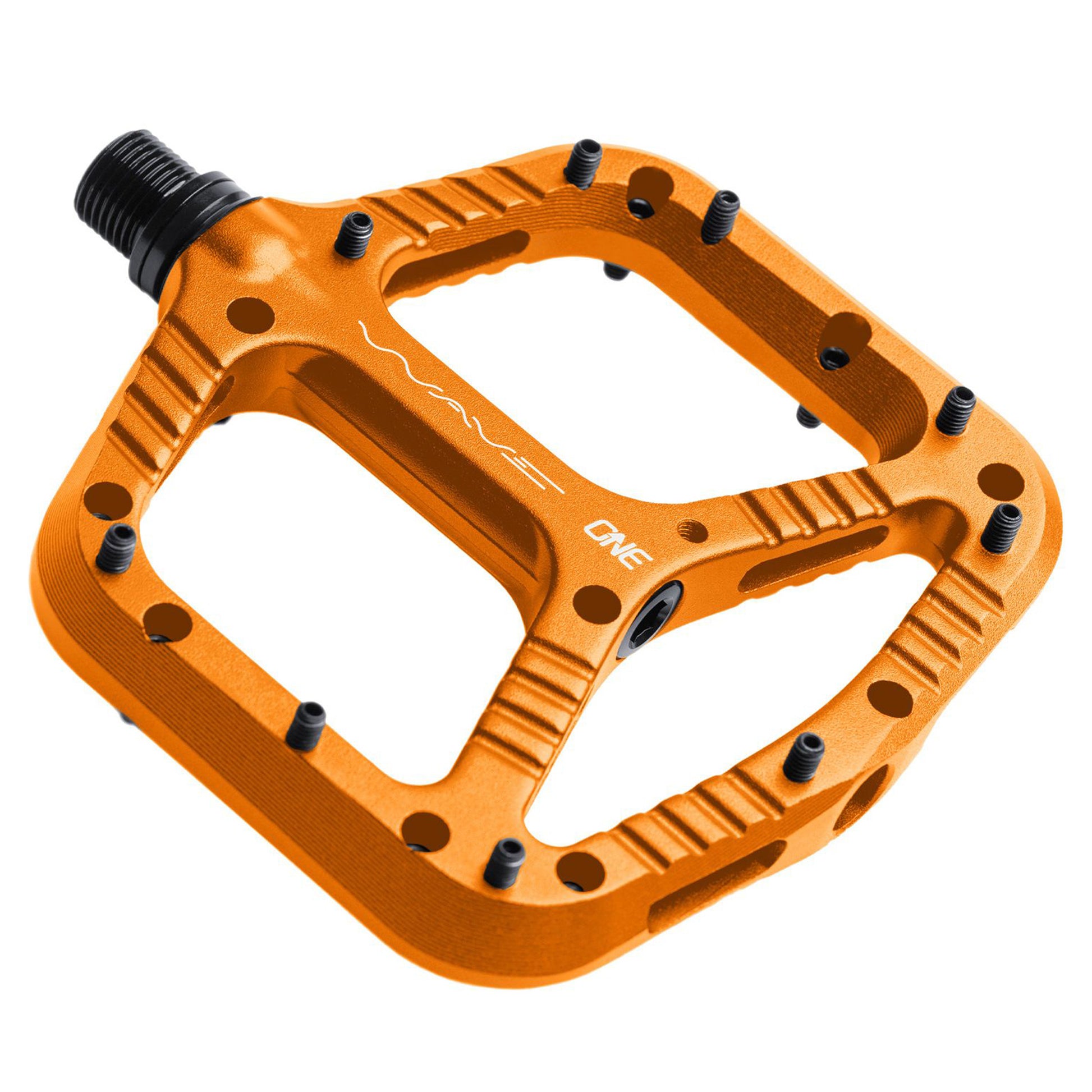 orange mtb pedals OneUp Wave Pedals - L - Orange