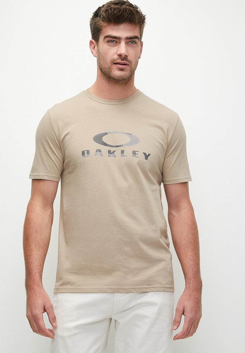 Oakley Camo Ellipse Tee - S - Pebble