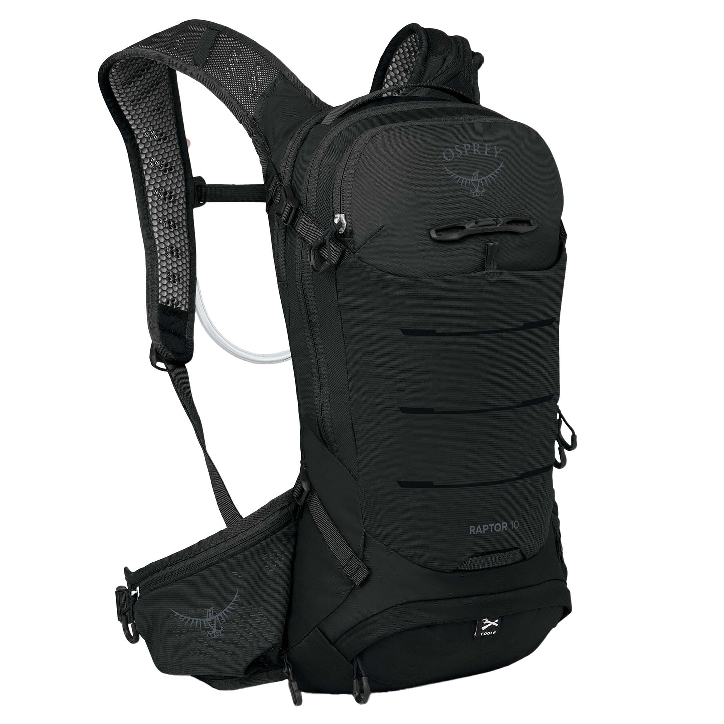 Osprey Raptor 10 Backpack - Black - 10L Pack - 2.5L Bladder - Image 1
