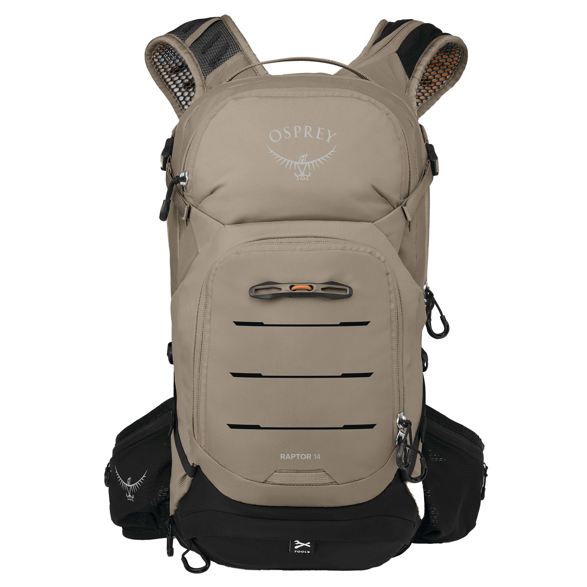 Osprey Raptor 14 Backpack - Grey - 14L Pack - 2.5L Bladder - Image 2