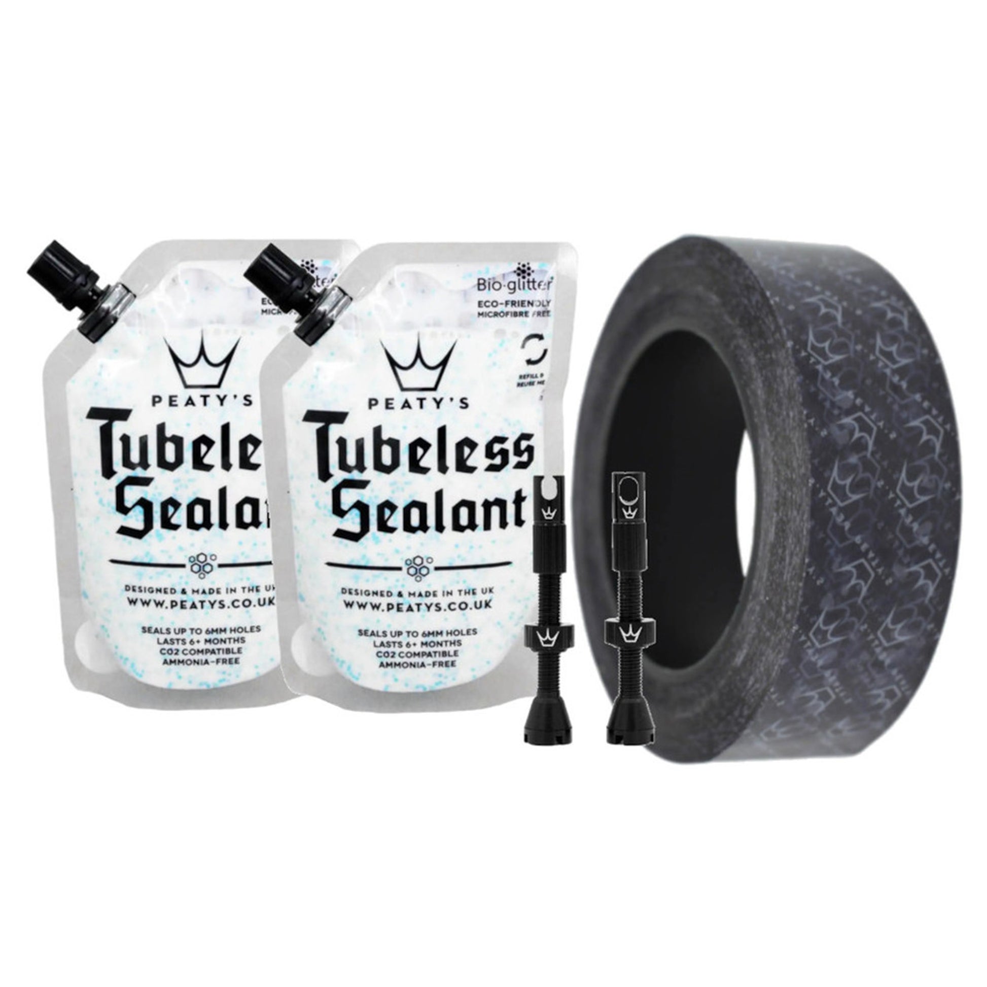 Peaty's Holeshot Tubeless Conversion Kit - Black - 32mm - Enduro / DH - Image 1
